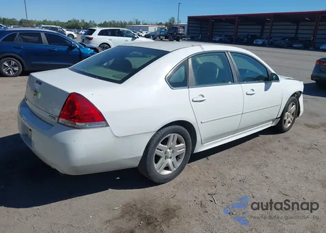 2012 Chevrolet Impala Lt из США, поврежденный, VIN 2G1WG5E35C1257565